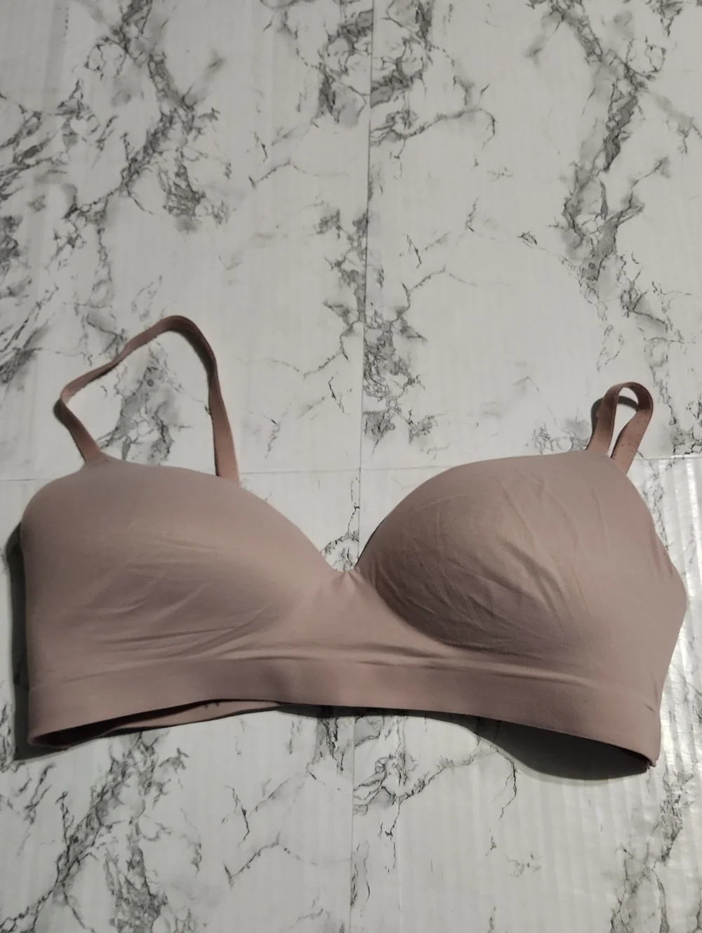 💘 Soma Seamless Wireless Bra in Light Taupe